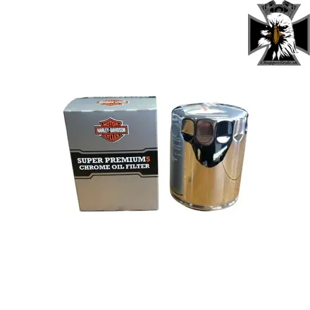 Harley Davidson - Originálny olejový filter pre Harley Davidson Softail / Touring Milwaukee Eight 2017+ - chrómovaný