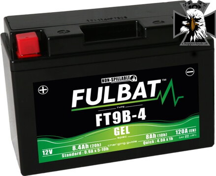 Fulbat - FT9B-4 8Ah 120A 12V gélová batéria pre motocykle 