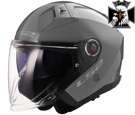 LS2 - Otvorená helma na motocykel OF603 INFINITY II SOLID NARDO GREY-06