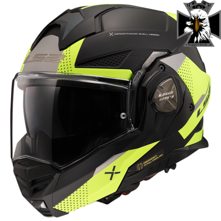 LS2 - Preklápacia helma na motocykel FF901 ADVANT X OBLIVION M.BLACK H-V-06