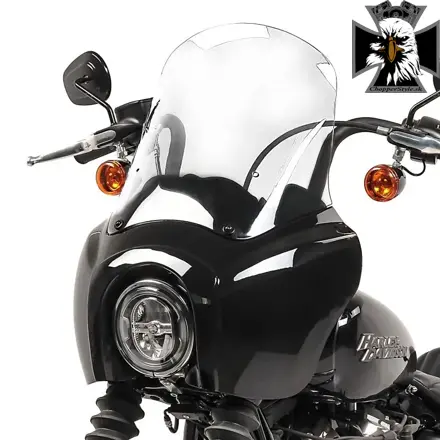 MG5- Predná maska s čírym sklom pre Harley Davidson Softail Street Bob 2018+