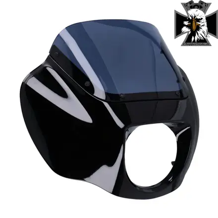 Predná kapotáž / maska pre Harley Davidson Softail 2018-2025 - čierna Predná kapotáž / maska pre Harley Davidson Softail 2018-2025 - čierna