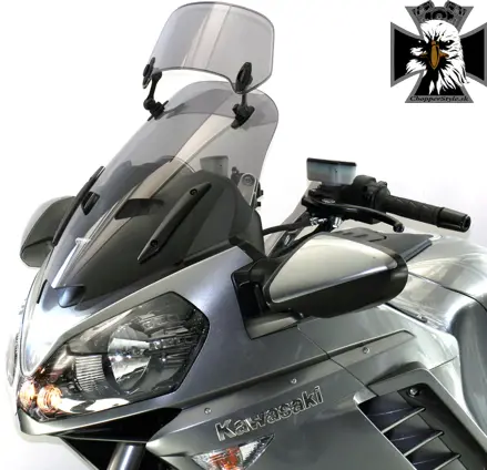 MRA - Prídavný deflektor na plexisklo pre motocykle - dýmový