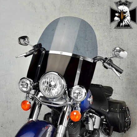 MS - Akrylové dvojfarebné plexisklo pre Harley Davidson Heritage Softail Classic FLSTC 2007-2011