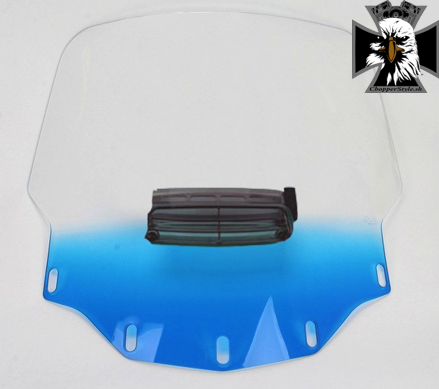Motocyklové plexisklo 28" s otvorom na ventiláciu pre Honda GoldWing GL 1500 - modré