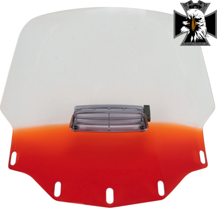 Motocyklové plexisklo 28" s otvorom na ventiláciu pre Honda GoldWing GL 1500 - oranžové