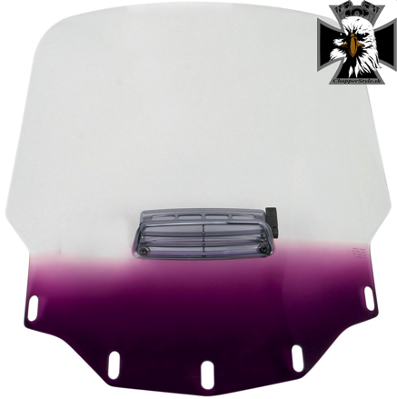 Motocyklové plexisklo 28" s otvorom na ventiláciu pre Honda GoldWing GL 1500 - purpurové