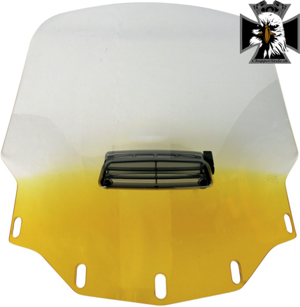Motocyklové plexisklo 28" s otvorom na ventiláciu pre Honda GoldWing GL 1500 - žlté