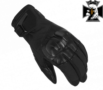 Kožené motocyklové rukavice Macna Task RTX  - čierne 
