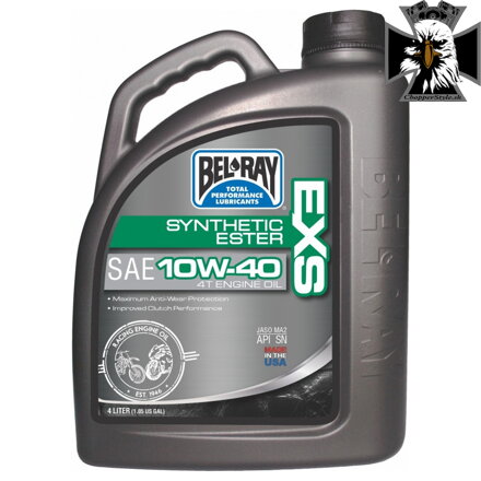 Motorový olej Bel-Ray EXS FULL SYNTHETIC ESTER 4T 10W-40 4 l