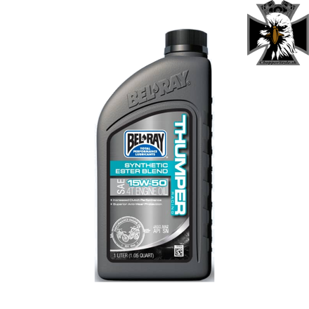 Motorový olej Bel-Ray THUMPER RACING SYNTHETIC ESTER BLEND 4T 15W-50 1 l