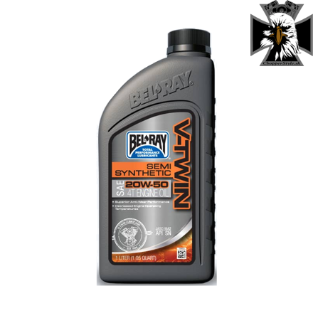 Motorový olej Bel-Ray V-TWIN SEMI SYNTHETIC 20W-50 955 ml