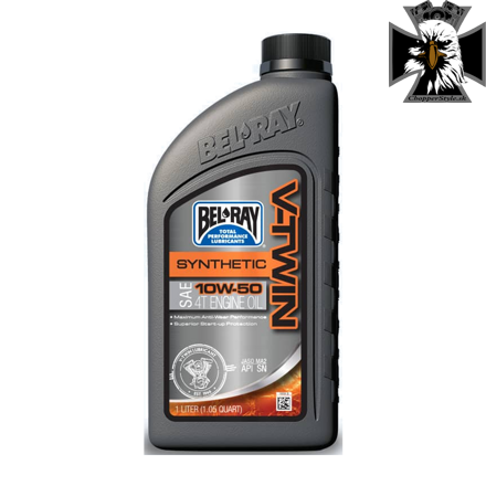 Motorový olej Bel-Ray V-TWIN SYNTHETIC 10W-50 1 l