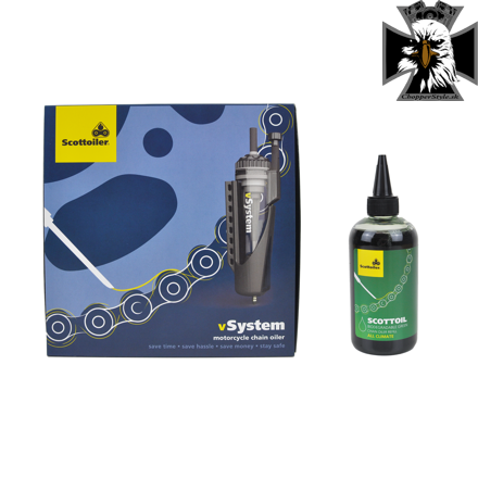 Scottoiler - vSystem automatický mazač reťaze pre motocykle