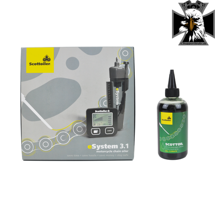 Scottoiler - eSystem 3.1 automatický mazač reťaze pre motocykle