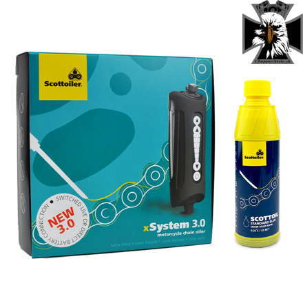 Scottoiler - xSystem 3.0 automatický mazač reťaze pre motocykle