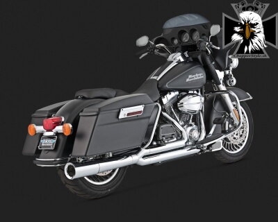 Chrómovaný Vance & Hines výfuk PRO PIPE CHROME pre Harley-Davidson