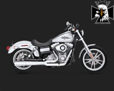 Chrómovaný Vance & Hines výfuk PRO PIPE CHROME pre Harley-Davidson