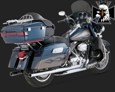 Chrómovaný Vance & Hines výfuk BIG SHOT DUALS pre Harley-Davidson