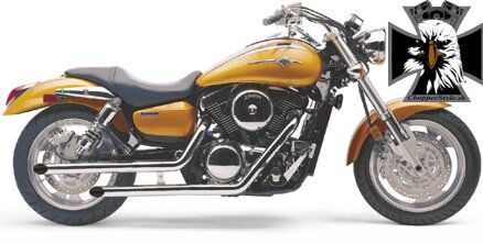 Drag Pipes - Kompletný výfukový systém pre Kawasaki Vulcan 1600 Mean Streak (04-08) / 4269