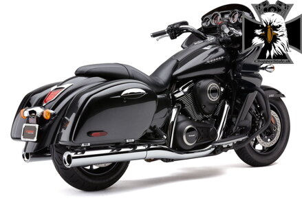 4 palcová koncovka výfuku pre Kawasaki Vulcan 1700 Nomad (09-13) / 4230