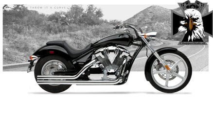 Kompletný výfukový systém American Classic II pre Honda VT 1300CS Sabre (2010-12)