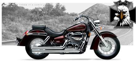 Kompletný výfukový systém American Classic II pre Honda Shadow Aero 750 (2004-07)