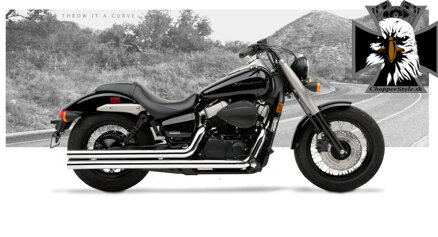 Kompletný výfukový systém American Classic II pre Honda Shadow Phantom VT 750 (2010-12)