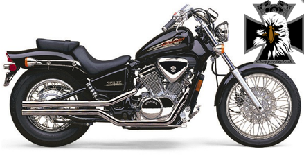 Kompletný výfukový systém Fatty Shotgun pre Honda Shadow VT 600