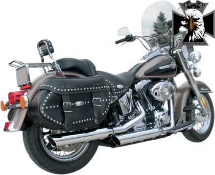 Khrome Werks - 3 palcové koncovky výfuku pre Harley Davidson Softail 2007-2017