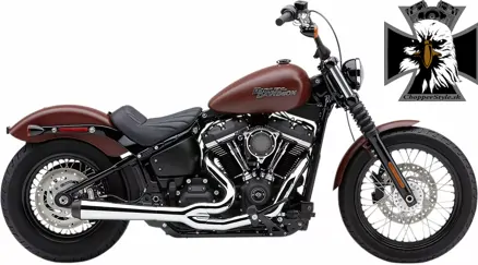 Cobra - El Diablo kompletný výfukový systém pre Harley Davidson Softail 2018-2025 - chróm
