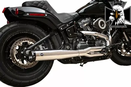 S&S CYCLE - SuperStreet 2:1 Kompletný ladený motocyklový výfuk pre Harley Davidson Softail 2018-2025