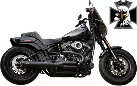 S&S CYCLE - SuperStreet 2:1 Kompletný ladeny výfuk pre Harley Davidson Softail 2018-2025