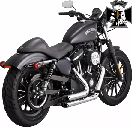 Shortshots Staggered - Kompletný výfukový systém pre Harley Davidson Sportster 2014-2024