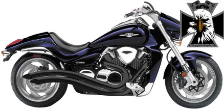 Cobra Kompletný výfukový systém pre Suzuki Boulevard M109R 06-14 čierny