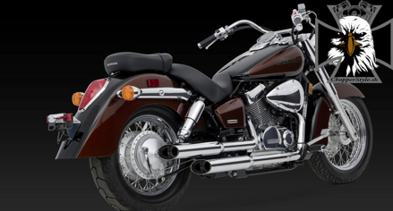 Výfukový systém Cruzers pre motocykle HONDA VT 750 Shadow Aero / Spirit