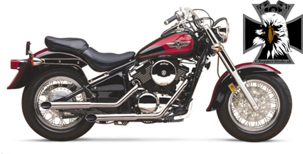 Kompletný výfukový systém COBRA pre Kawasaki KAWASAKI Vulcan 800 