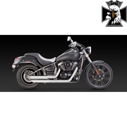 Kompletný výfukový systém "TWIN SLASH" pre Kawasaki Vulcan VN900 