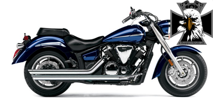 Výfukový systém motocykla Yamaha XVS 1300 Midnight Star (V-Star) 2007-2014