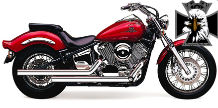 Výfukový systém pre motocykle Yamaha XVS 1100 Drag Star Classic
