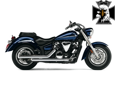 Výfukový systém motocykla Yamaha XVS 1300 Midnight Star (V-Star) 2007-2014