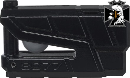 Zámok s alarmom na brzdový kotúč Granit Detecto X Plus 8077 black
