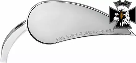 Arlen Ness - Chrómované zrkadlo tear drop pre motocykle - pravé