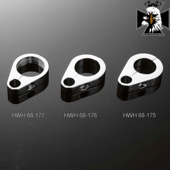 Highway Hawk Objímka 25mm pre spojkové lanko, chróm 68-175 Highway Hawk Objímka 25mm pre spojkové lanko, chróm 68-175