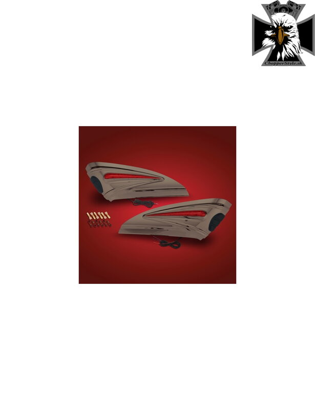 ELOXOVANÉ LED OZDOBY KUFROV HONDA GL1800 ELOXOVANÉ LED OZDOBY KUFROV HONDA GL1800