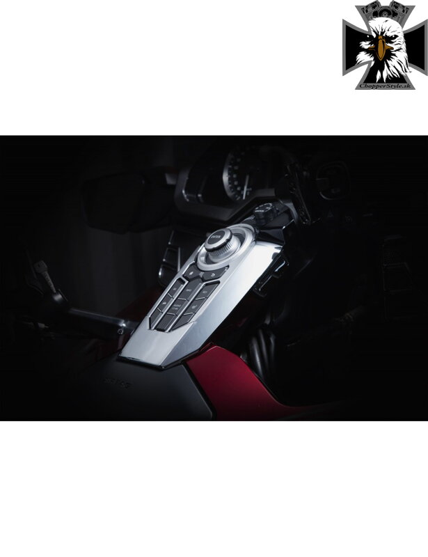 CHRÓMOVANÝ KRYT OVLÁDACIEHO PANELA HONDA GOLD WING 2018 CHRÓMOVANÝ KRYT OVLÁDACIEHO PANELA HONDA GOLD WING 2018