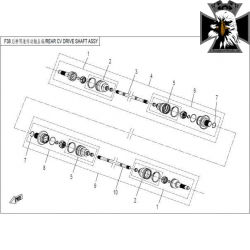 08. Vnútorný kĺb zadný ľavý cfmoto X5 500 800 9060-280130-1000 08. Vnútorný kĺb zadný ľavý cfmoto X5 500 800 9060-280130-1000