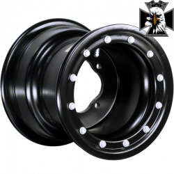 Hliníkový ráfik 9x8 4/115 3+5 zadný 4mm beadlock, čierny Hliníkový ráfik 9x8 4/115 3+5 zadný 4mm beadlock, čierny
