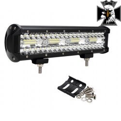 LED svetelná rampa na štvorkolku 12" 240W combo E9 schválenie LED svetelná rampa na štvorkolku 12" 240W combo E9 schválenie
