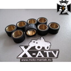 Sada valčekov variátora 8 ks pre Suzuki Kingquad 450 700 750 21650-31G00 Cfmoto 500 800 X5 0180-051100-0003 Sada valčekov variátora 8 ks pre Suzuki Kingquad 450 700 750 21650-31G00 Cfmoto 500 800 X5 0180-051100-0003